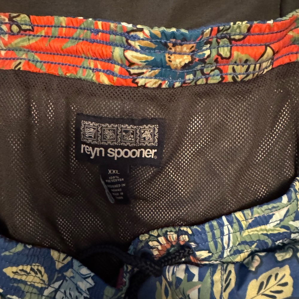 Reyn Spooner Blue and Red Floral Shorts